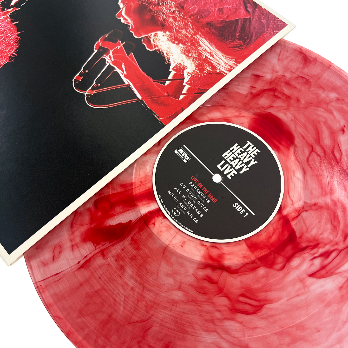 The Heavy Heavy Live Electric Red Vinyl UK