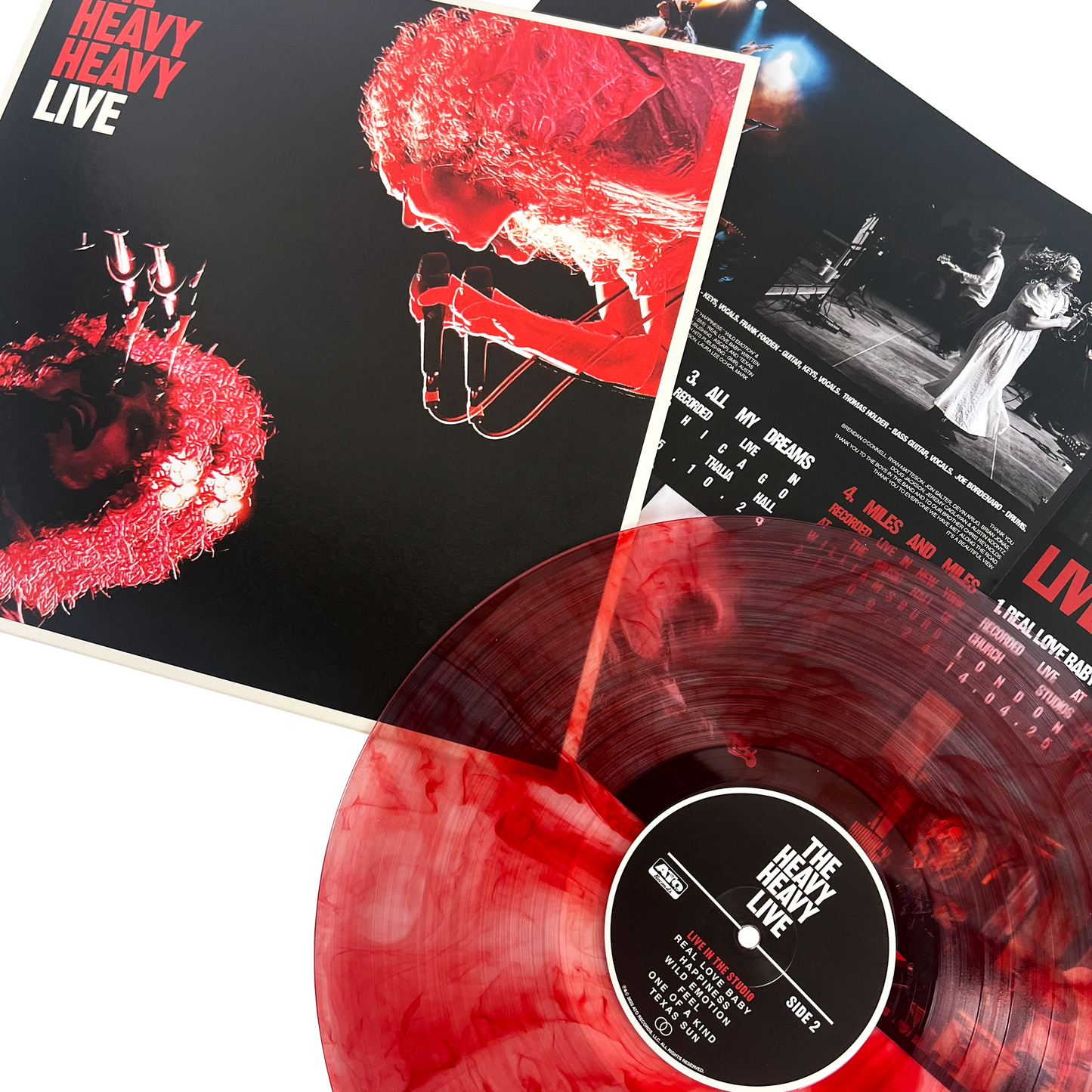 The Heavy Heavy Live Electric Red Vinyl UK